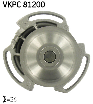 Pompă de apă, răcire motor VKPC 81200 SKF